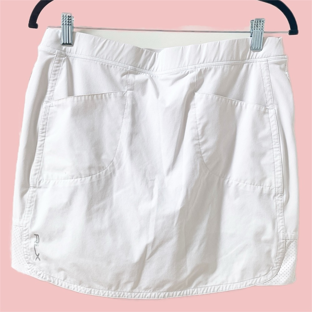 RLX Ralph Lauren Golf White Performance Skort